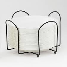 Round Shape Metal table Use Tissue Holder