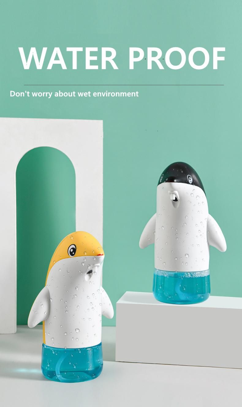 300ml Infrared Motion Automatic Portable Foam Soap Dispenser for Bathroom Kitchen Touch Free Sensor Dispenser Adorable Cute Penguin Soap Dispenser