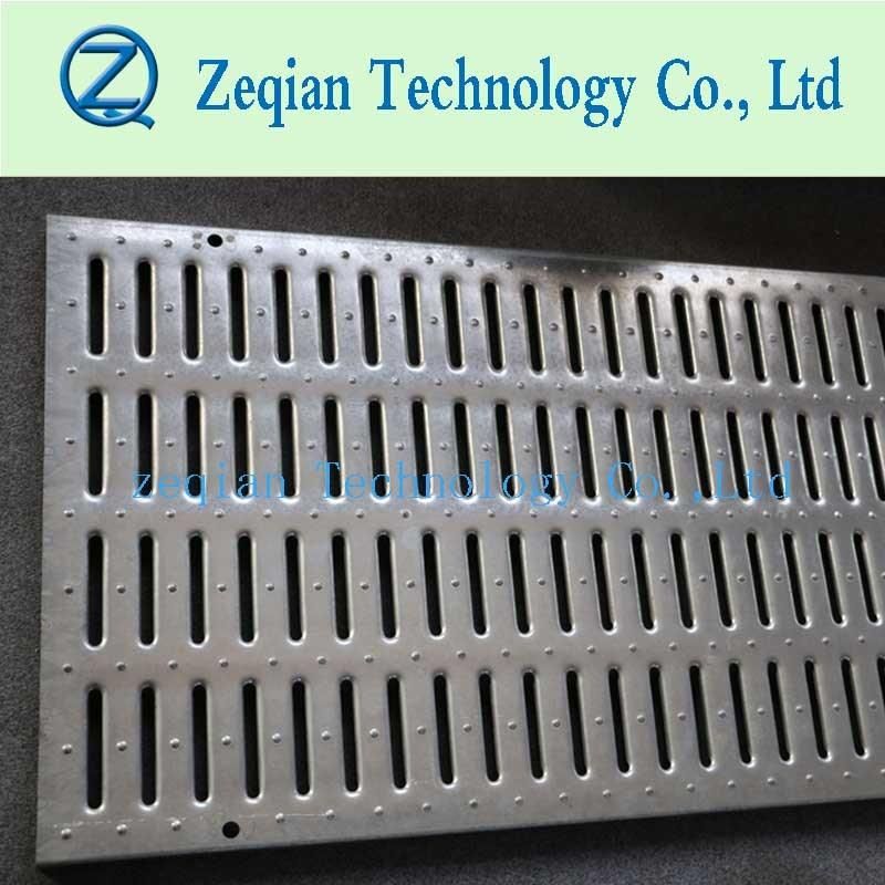 Stamping Steel Cover Polymer Conceret Drain Trench for Drainage System