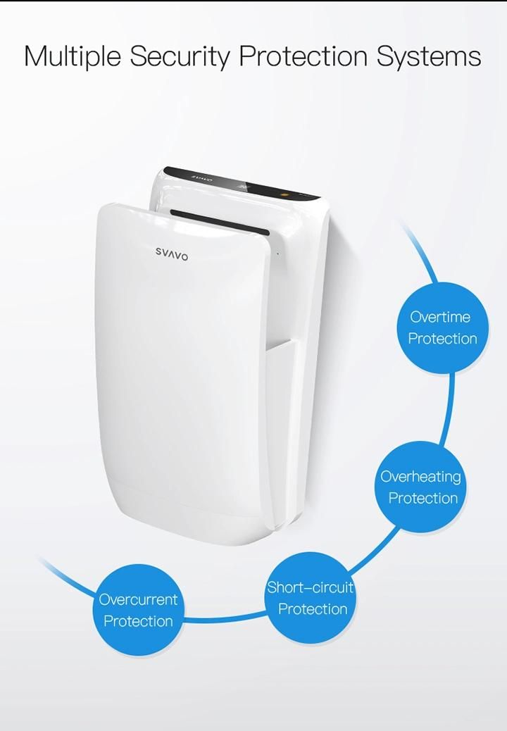 Drying Machine Hands Wall Automatic Hand Drier Bathroom Jet Air Hand Dryer