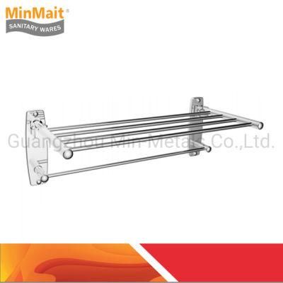 Stainless Steel Double Foldaway Towel Rack Mx-Tr08-109