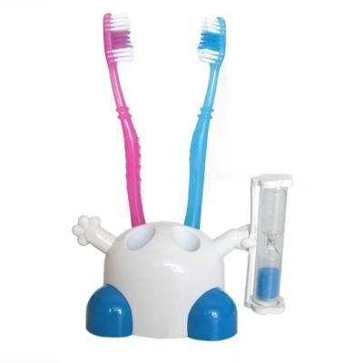 Toothbrush Holder with Sand Timer