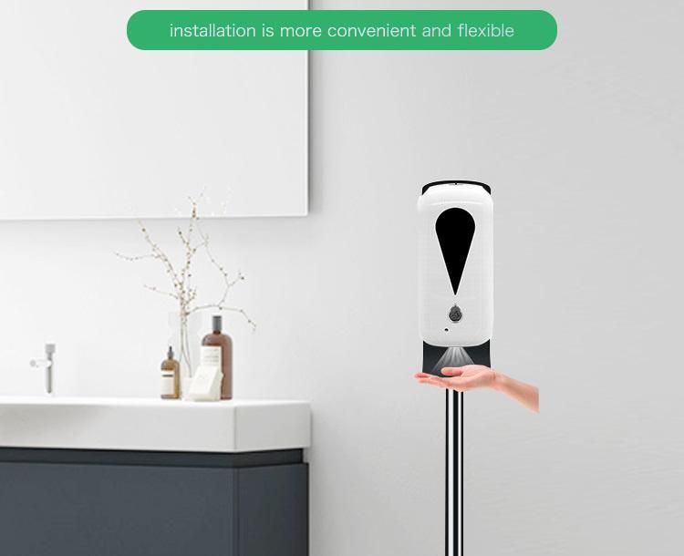 Sensor Dispenser Mobile Disinfection Station Flexible Height Hand Disinfection Bracket Automatic Soap Dispenser Touchless Stand