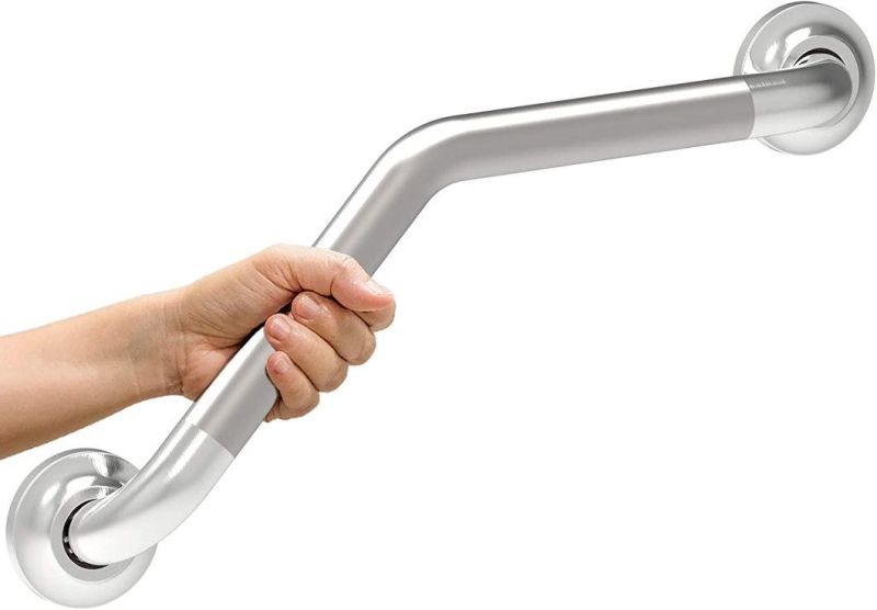 Stainless Steel 304 Shower Angled Safety Handrail Elderly Grab Bar