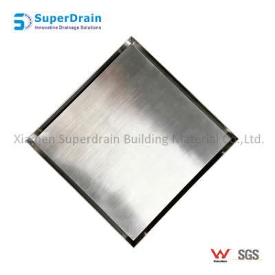 Stainless Steel Square Stainer Bathroom Shower Drain