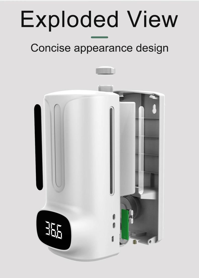 Floor Standing Model Automatic Soap Dispenser K9 PRO Plus Touchless Hand Sanitizer Dispenser Automatic Portable Hand Sanitizing Station Soap Dispenser