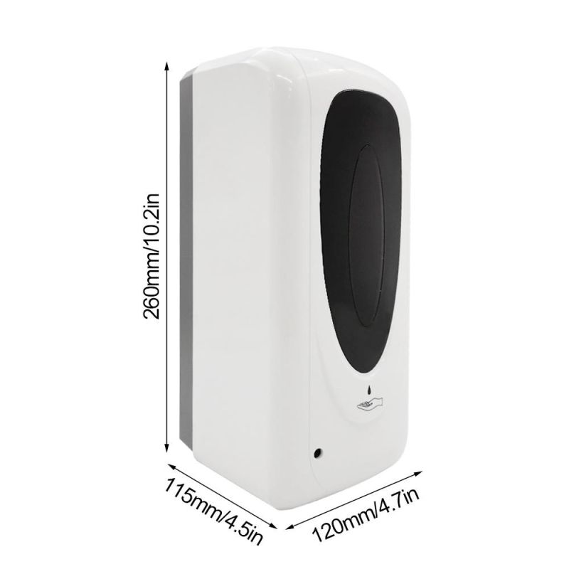 Wholese OEM Logo Wall-Mounted Battery Power Hospital Alcohol Spray Automatic Hand Sanitizer Soap Dispenser