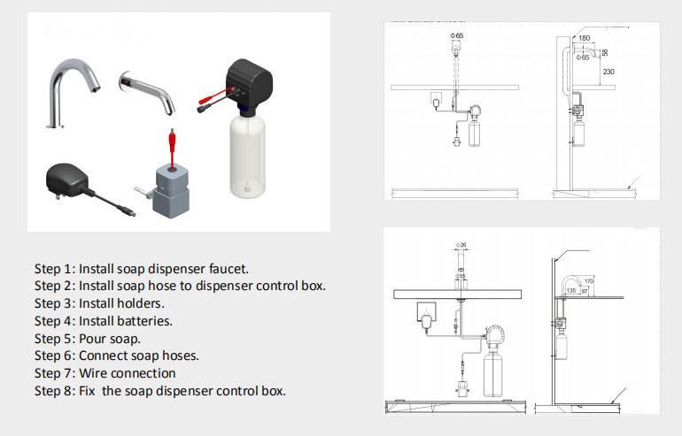 Touchless Operated and Easy Refill Automatic Soap Dispenser