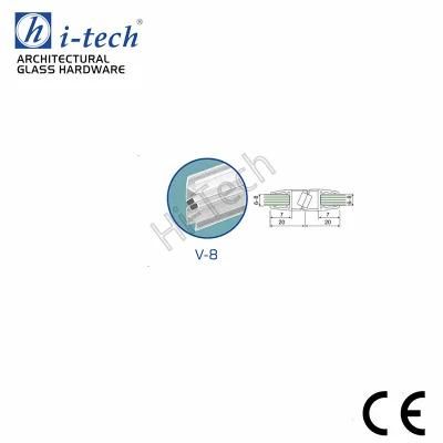 V-8 Transparent Magnetic Plastic Strips for Glass Door