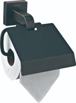 High Quality Stainless Steel Bathroom Matt Black Paper Holder for Hotel