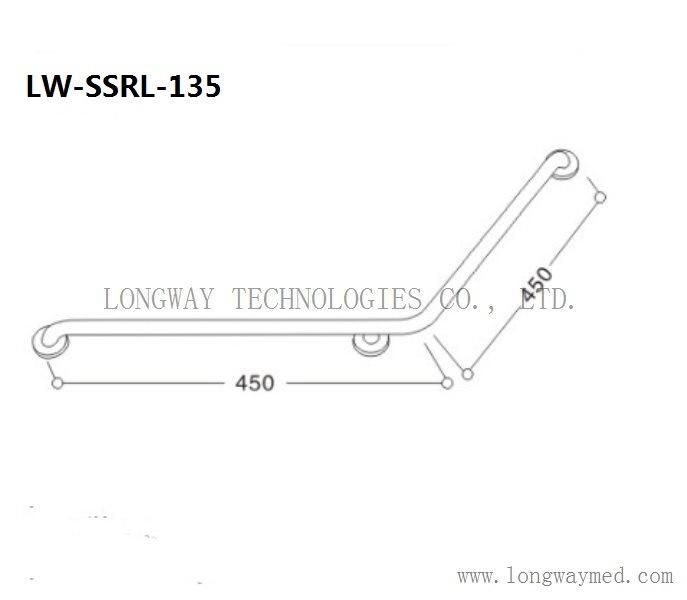 Lw-Ssrl-T Stainless Steel Grab Bar for Bathroom Safety