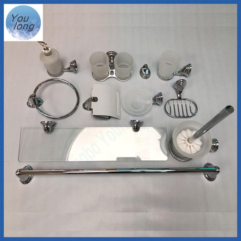 China Wholesaler Washroom Toilet Hardware 5PCS Bathroom Accessories Sets