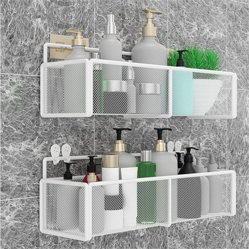 Shower Shelf Accessories Modern White Bathroom Shelves