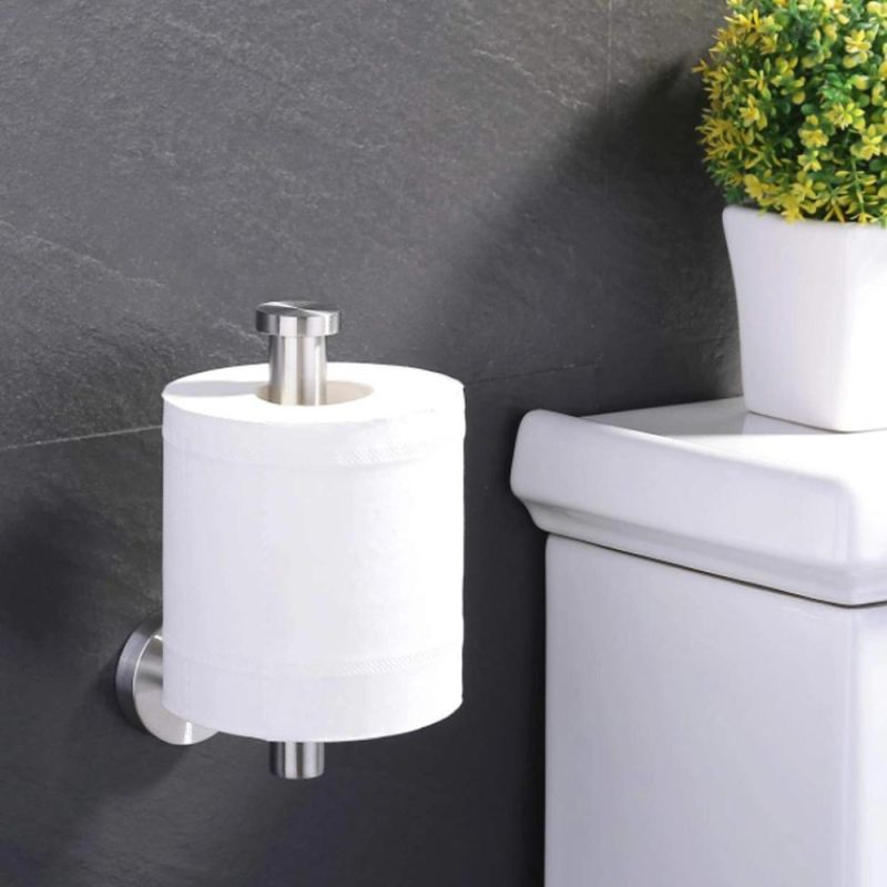 Stainless Steel Toilet Tissue Paper Roll Towel Plate Holder Steel Kitchen Towel Paper Holders SUS304 Bathroom Accessories