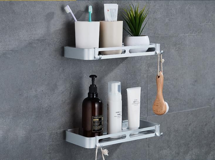 Bathroom Hole-Free Wall Hanging Triangle Storage Rack