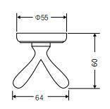 304 Stainless Steel and Zinc Alloy Xt-5717 Coat /Robe Hook