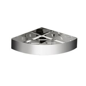 Luolin Bathroom Shower Shelf Premium Thicked 304 Stainless Steel 1 Tier Triangle Rack Shower Caddy Organizer Holder, Polished 973123