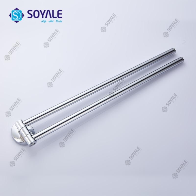 Zinc Alloy Swivel Double Towel Bar Sy-12196