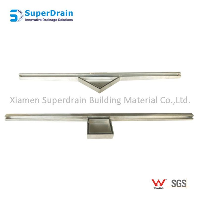 China Supplier Wholesale Square Tile Inssert 304 316 Stainless Steel Plastic Straight Drain Core Floor Drain