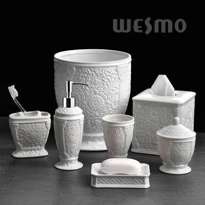 Luxury Ceramic Accessories Home Hotel Bathroom Set