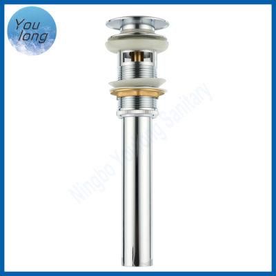 High Quality Brass Big Cap Siphon Sink Pop up Waste Basin Drain