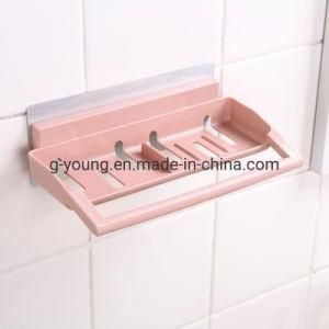 Plastic Bathroom Storage Organizer Shelf Hanging Rack