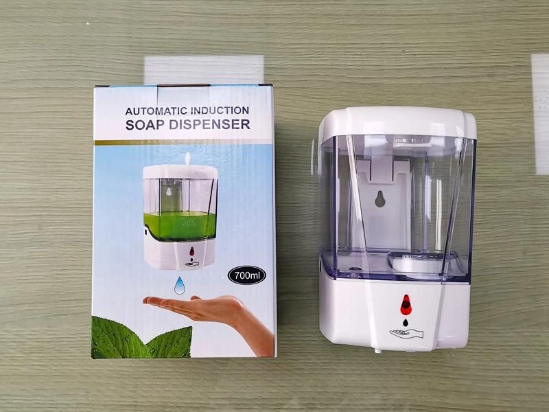 Stock High Quality Cheap Sensor Touchless Hand Sanitizer Detergent Dispenser