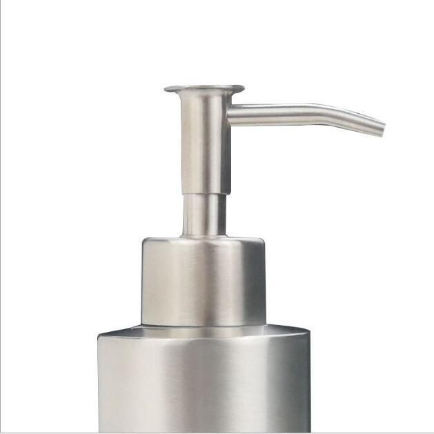 Silver Soap Bottle with Foamer Pumps for Home Bathroom Hotel