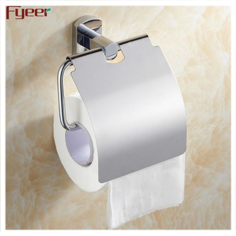 Fyeer High Quality Brass Cute Toilet Paper Holder