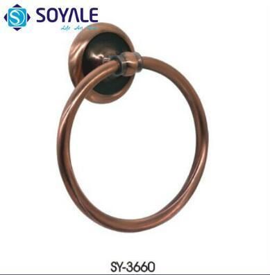 Zinc Alloy Towel Ring with Antique Brass Finishing Sy-3660