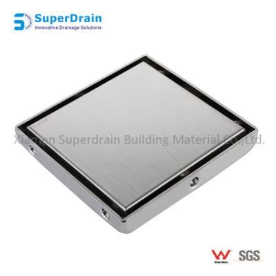 China Suppiler SUS 304 Invisible Tiled Grating Cover