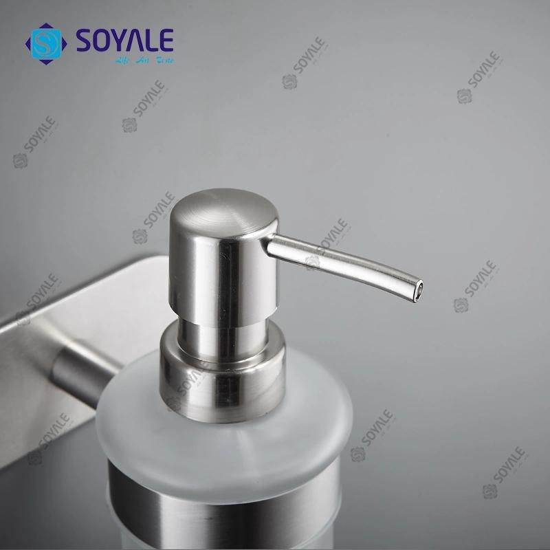 Stainless Steel 304 Soap Dispenser with -Ss Pump 3m Sticker Sy-6279