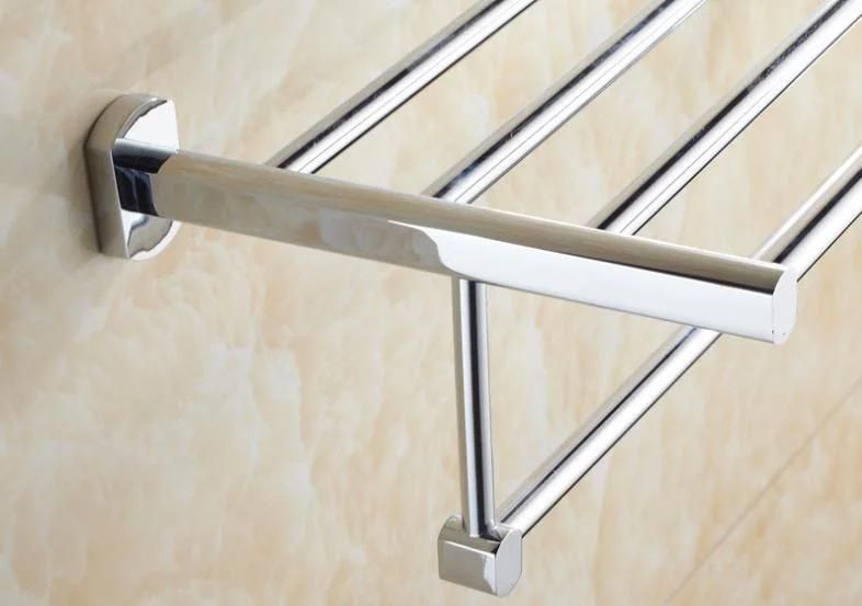 Bathroom Accessories SUS304 Stainless Steel Towel Shelf Towel Racks