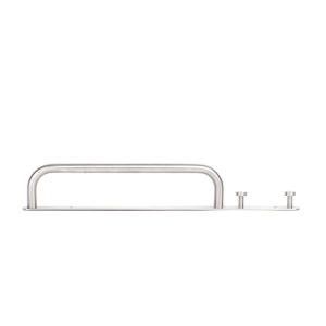 New Style 304 Stainless Steel Single Towel Bar with Robe Hooks