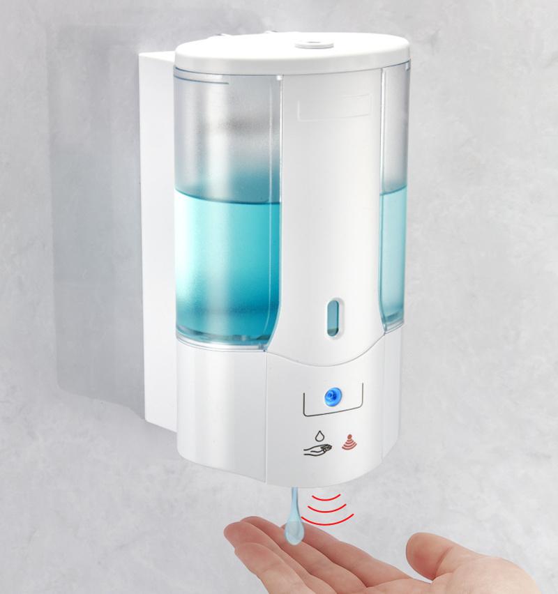 450ml Automatic Induction Sterilizer, Touchless Automatic Spray Hand Sanitizer Dispenser, Free Wall Mounted Motion Sensor Smart Alcohol Soap Dispenser