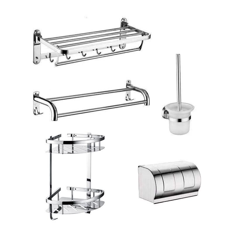 Cheap Chinese Bathroom Accessories 5PCS SUS304 Bathroom Set