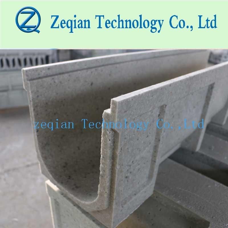 Polymer Edge Trench Drain with High Quality Sloting Cover