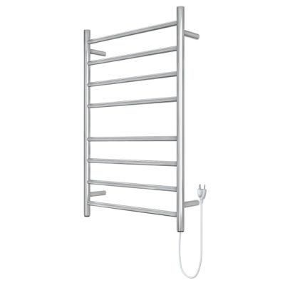 Heated Towel Rack 8-Bar Wall Mounted Towel Warmer Rack