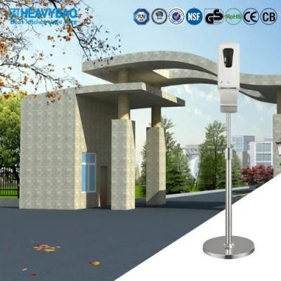 Heavybao Easy Set up Automatic Hand Sanitizer Disposable Dispenser Floor Stand