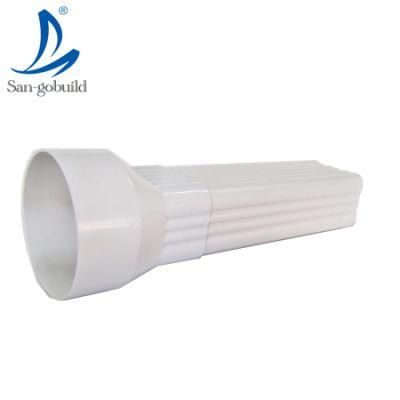 Rainwater Gutter Roofing Drainage Downspout Fitting Rain Water Harvesting System Rainwater Gutter System Nigeria PVC Fitting