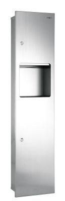 Big Sale Bathroom Accessories Stainless Steel Recessed Two in One Paper Towel Dispenser