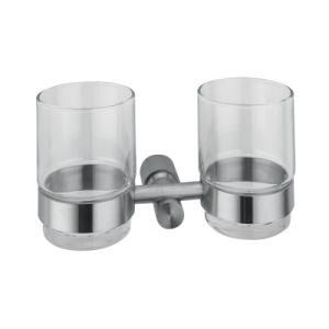 Durable Bathroom Accessory Stainless Steel Double Tumbler Holder (2110)