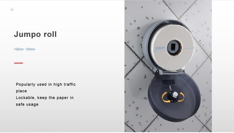Wall Mount Kitchen Tissue Holder Toilet Paper Towel Dispenser Plastic Jumbo Roll Paper Dispensers