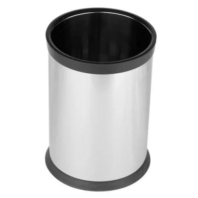 Big Sale Bathroom Accessories 304 Stainless Steel Waste Bin/Garbage Bin