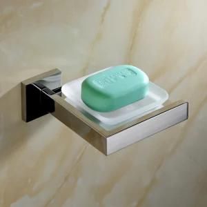Soap Dish Holder Stainless Steel Silver Polish Bathroom Hardware Set Shower Soap Dish Holder