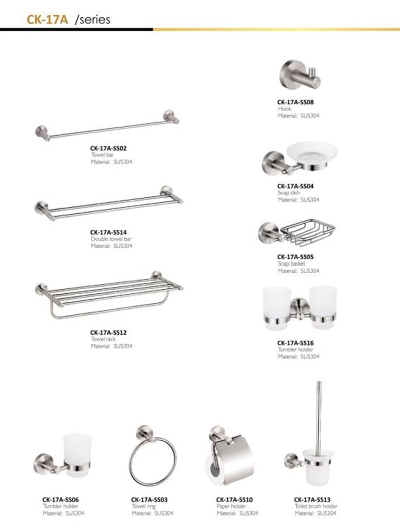 304 Stainless steel Towel Bar and Bathroom Accessories