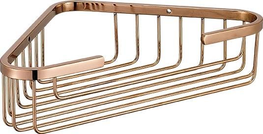 Inox Rose Gold Bathroom Wire Single Basket