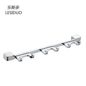 Wall Mounted&#160; Chrome 6 Robe Hook