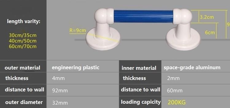 Lw-Ai-2 Straight Type Handrail for Bathroom Safety