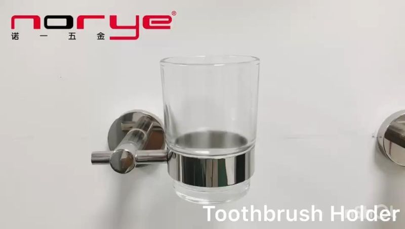 Factory Supply High Quality Stainless Steel Washroom Accessory Toothbrush Holder